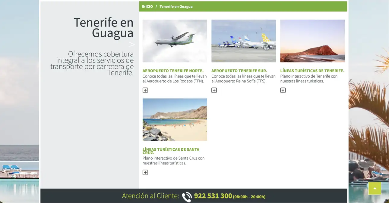 Visitar y moverse por Tenerife sin coche en guagua